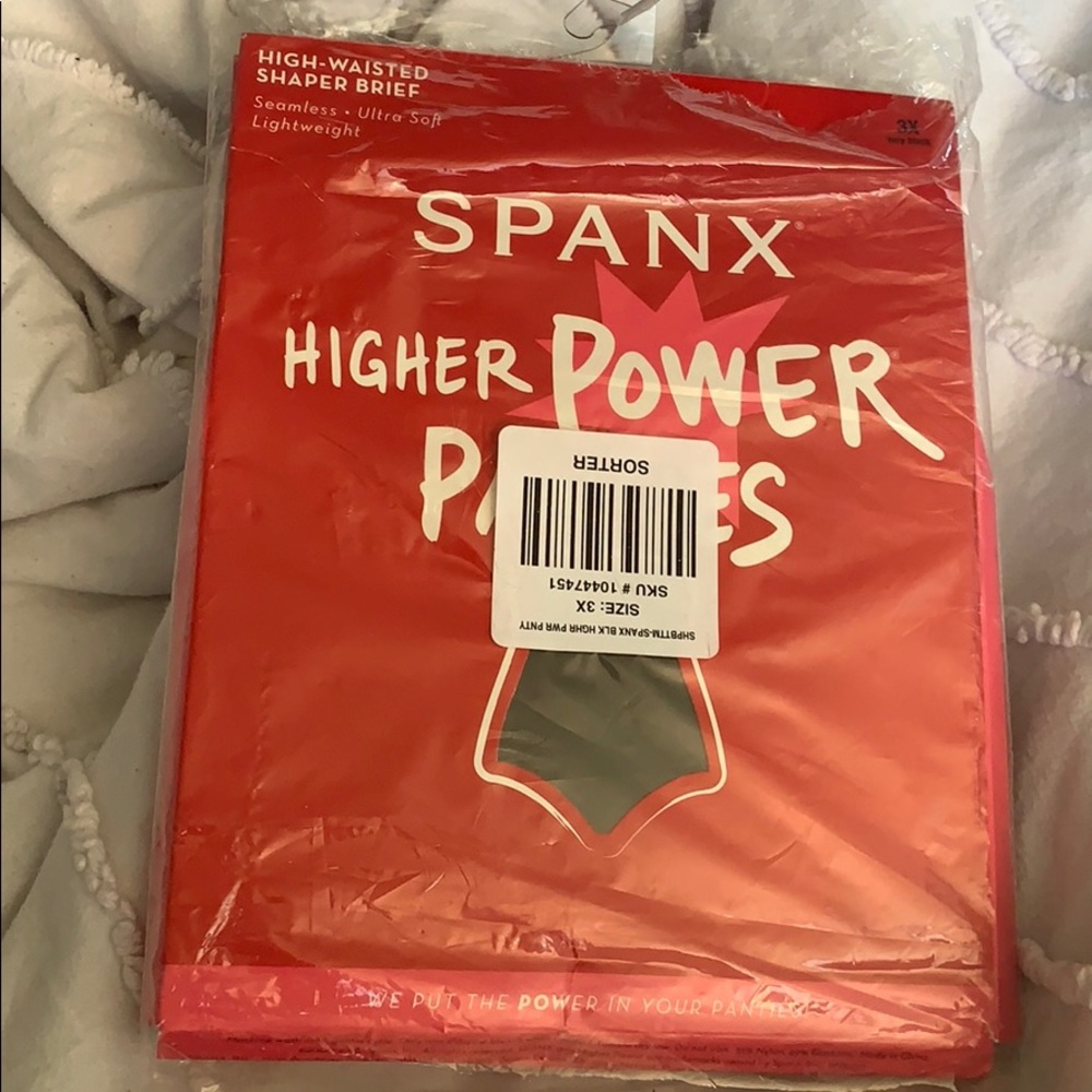 Black high-wasted Spanx